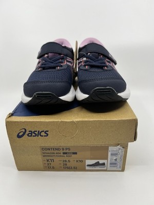ASICS Contend 9 PS K11 Midnight Coral Reef Kids 1014A338-404 NWT