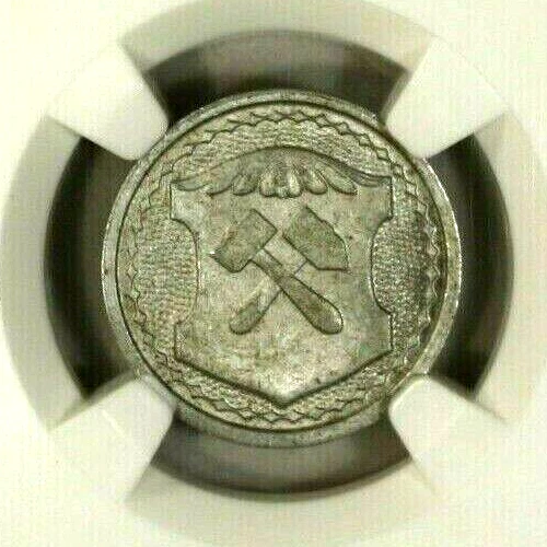 Germany 5 Pfennig 1920 NGC MS 64 UNC Aluminum Wattenscheid Lamb-561.7 Notgeld