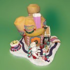 VTG Danbury Mint Pillsbury Doughboy Popover Palace 1999 Christmas Holiday Vilage — photo 9