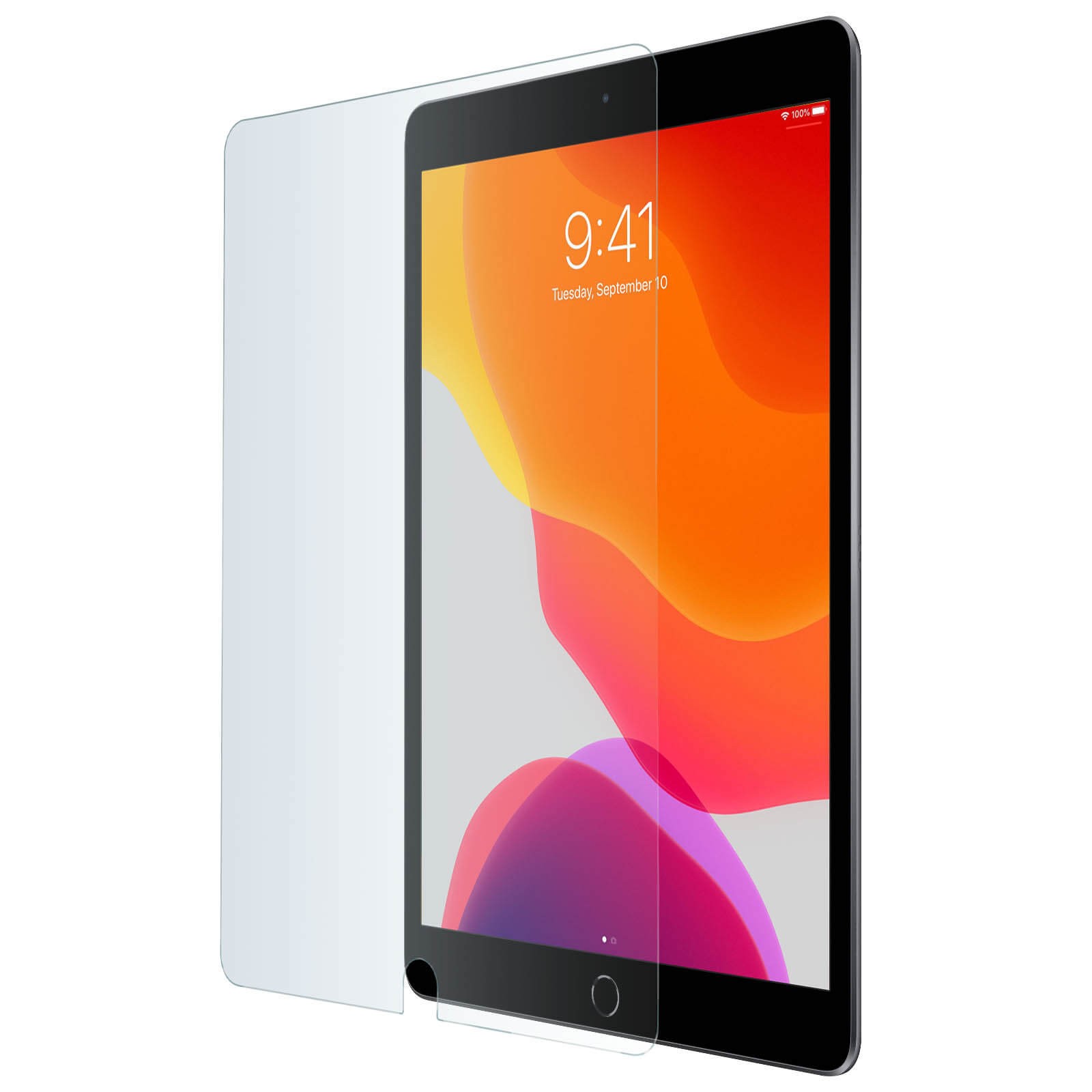 Film de protection en verre trempé 9H pour iPad 9, 8 et 7 avec écran tactile 10.2 pouces