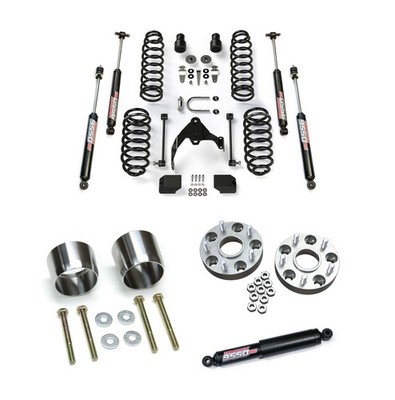 TeraFlex 2.5'' Lift Kit w/ StabilizerOffset Adapter & EXH Spacer for Wrangler JKU
