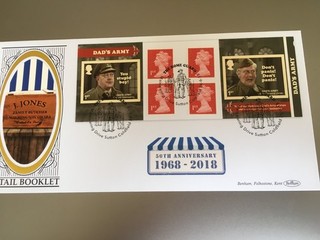 GB STAMPS LTD EDN BENHAM RETAIL BOOK FIRST DAY COVER 2018 DADS ARMY