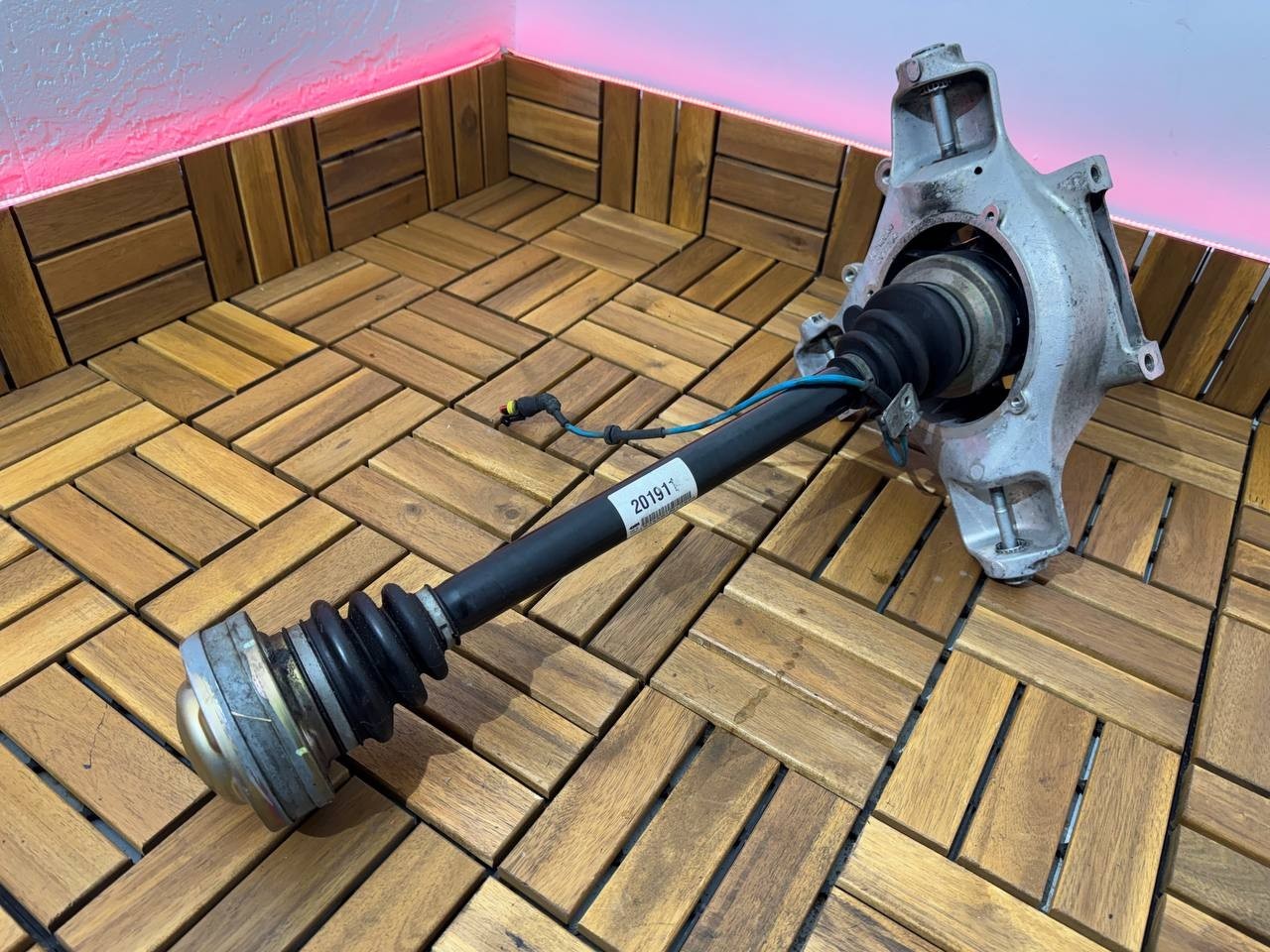 Ferrari F430 Right Rear Axle Shaft + Hub + Bearing # 201911, 179330, 194134