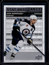 2023-24 Upper Deck #SB-25 Josh Morrissey Stat Box Fillers