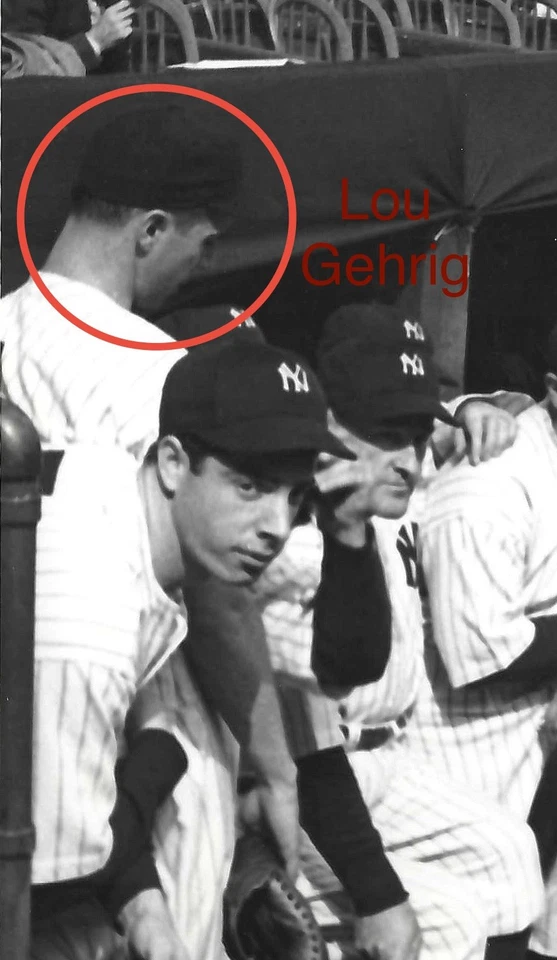 1937 World Series Joe DiMaggio Lou Gehrig NY Yankees Type 1 Original News Photo - Image 2 of 3