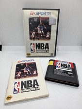 NBA Showdown '94 Limited Edition (Sega Genesis, 1994) Case Cartridge & Manual