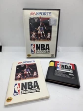 NBA Showdown '94 Limited Edition (Sega Genesis, 1994) Case Cartridge & Manual