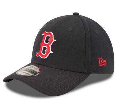 New Era Boston Red So MLB Team Classic C Logo Red/Blue 39Thirty Flex Fit Hat Cap