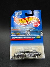 Hot Wheels 1970 Plymouth Barracuda #1035 Purple Die-Cast Car 1999 L3