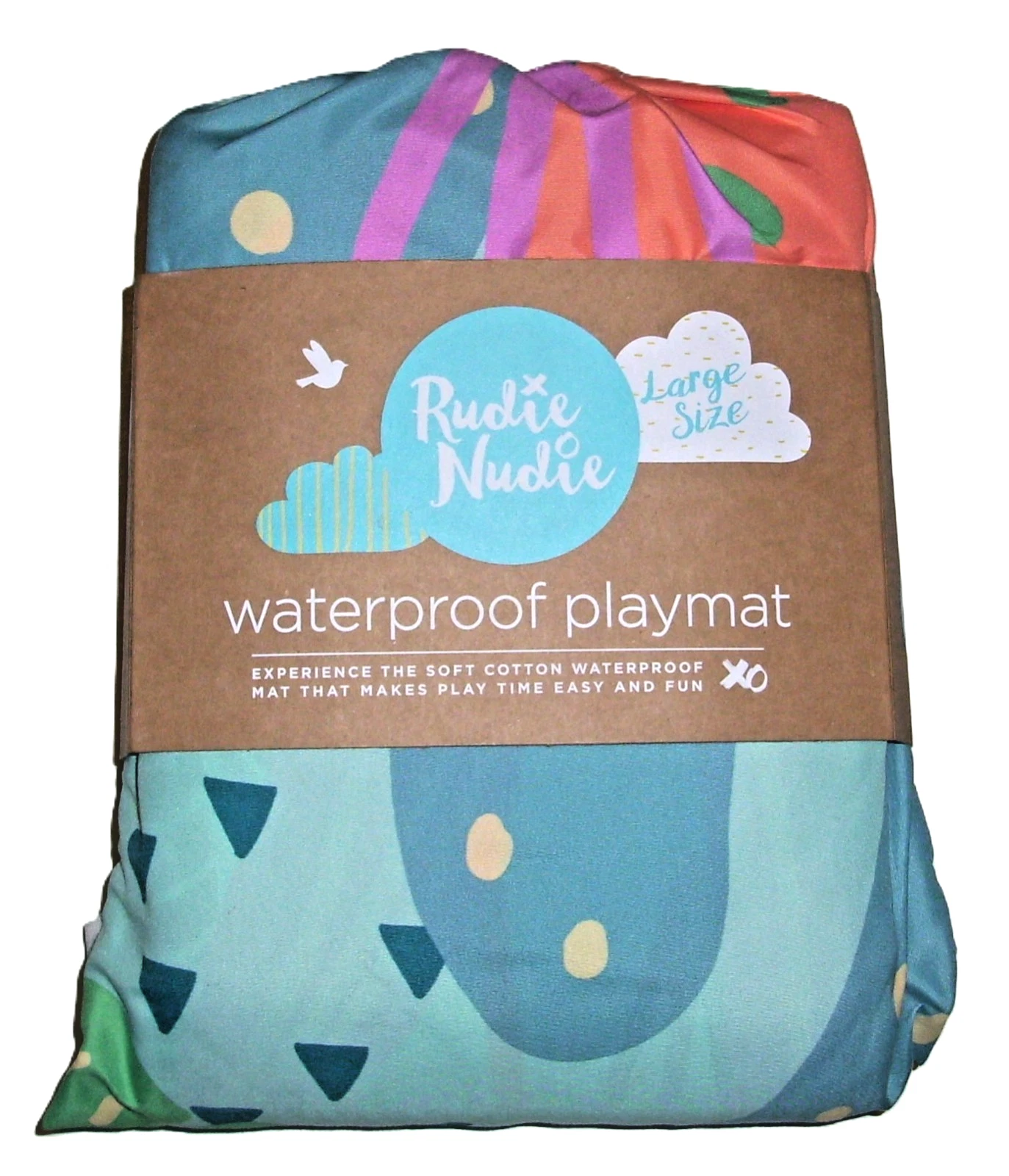 NEW Rudie Nudie Size Large Waterproof Flamingo-A-Go-Go Baby Sensory Play Playmat