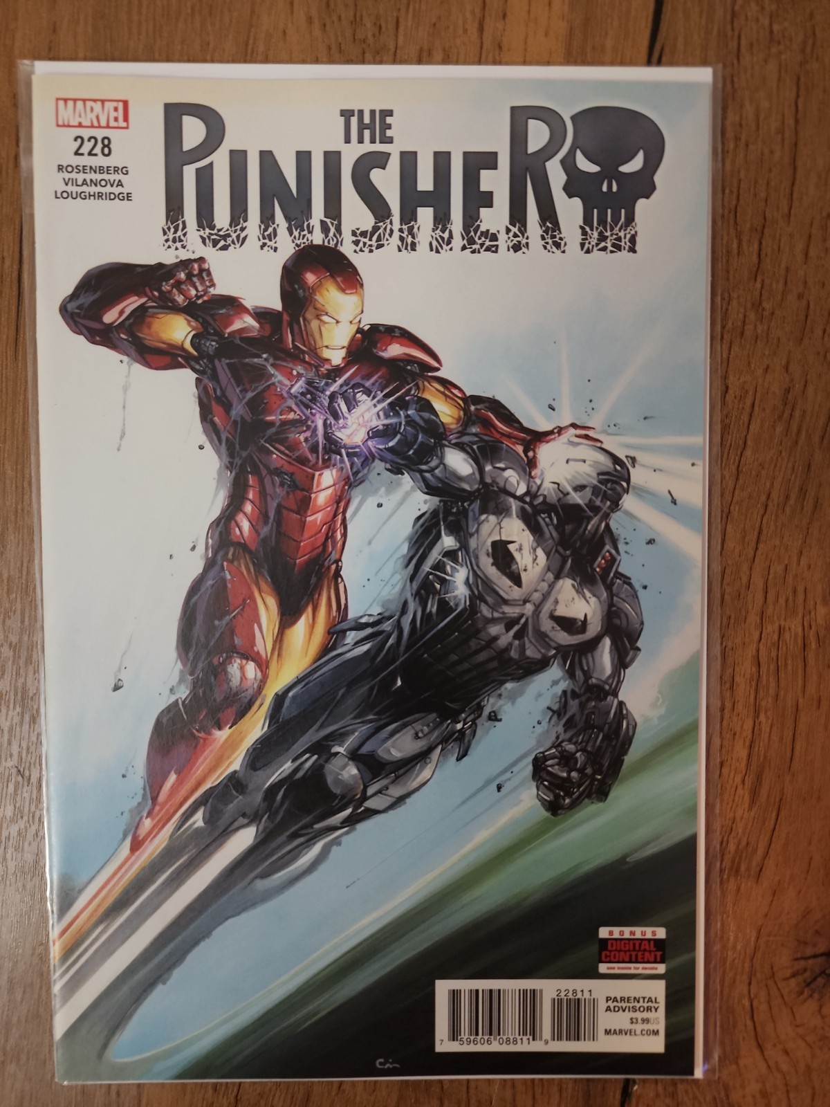 The Punisher #228 War Machine 2018 Marvel Comics 