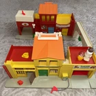 FP Little People Play Family Village #997 Play Set W Connecting Bridge Vintage