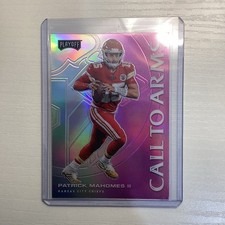 2020 Panini Playoff Call to Arms pink  Prizm Insert Patrick Mahomes II Chiefs 