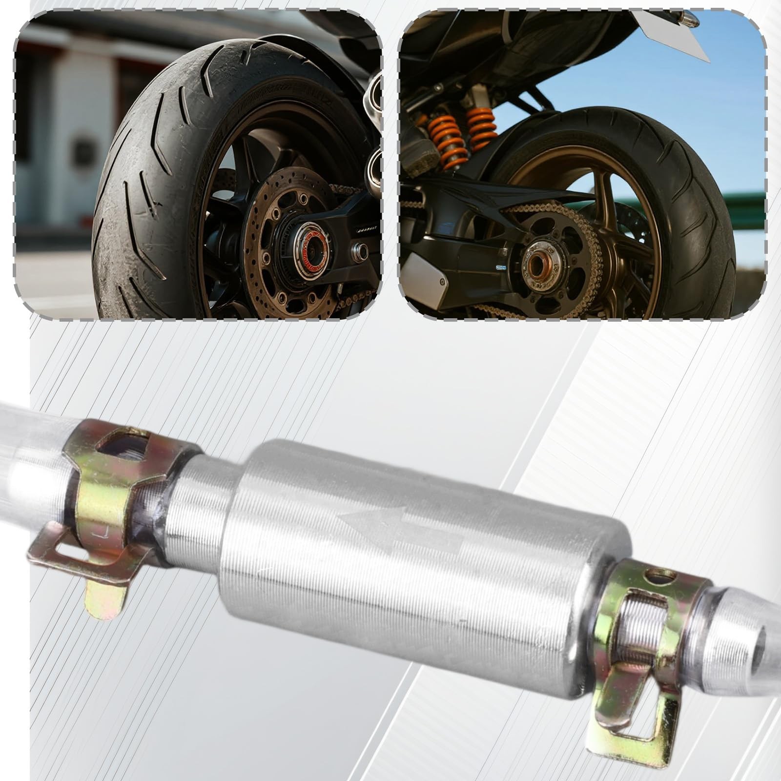 Kit di 2 Strumenti per lo Spurgo Dei Freni Include 4 Tubi in Gomma lo Spurgo Dei - Miniatura 6