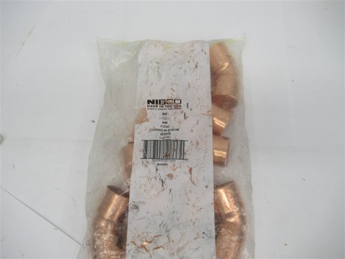 Nibco 606 , 1" C x C Copper Elbow 45° (PK 10)