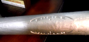 Vintage Empire Home Run King Hollow Plastic  Bat 29" gray color  3 available