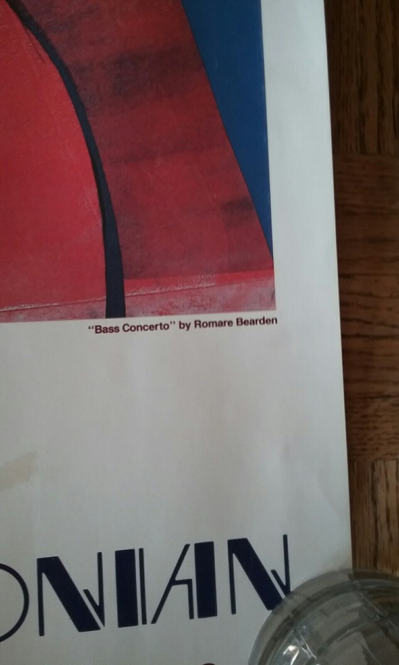 Jazz At The Smithsonian, Romare Bearden poster, 30 x 18 eBay