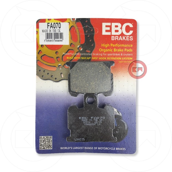 BremsbelÄGe Vorn Organisch EBC FA070 Yamaha XJ 550 1981 - 1984-image