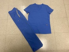 FIGS Technical Collection Womens Blue Scrub Set Size XS Pants XS/p
