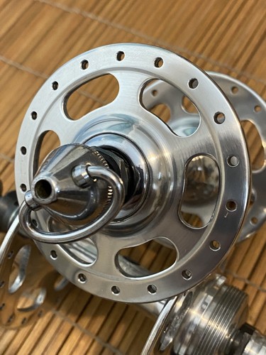 Beautiful NOS/NIB Vintage Campagnolo Record Strada High Flange Hubset 36H/126mm - Picture 6 of 18