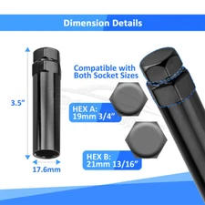 For Polaris Scrambler Sportsman Wheel Small 6-Spline Drive Tuner Socket Key Tool