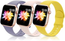 Sport Band Silicone iWatch Strap For Apple Watch 7 SE 6 5 4 3 2 1 40/41/42/45 mm