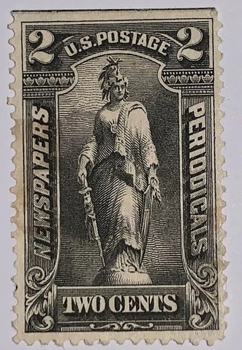 Travelstamps: US STAMPS SCOTT #PR115 2c Newspaper & Periodical MINT OG HINGED - Picture 2 of 8