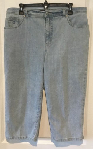 Gloria Vanderbilt Amanda Jean Capri Pants In Size 14 - Picture 2 of 4