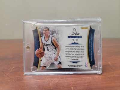 2014-15 Panini Select - Die-Cut Autographs Zach LaVine #64 /99 (AU