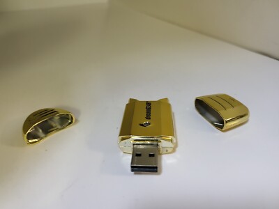 NEW GOLD USB SD MEMORY CARD READER MADE BY DREAM GEAR  (NO SD CARD )#J17
