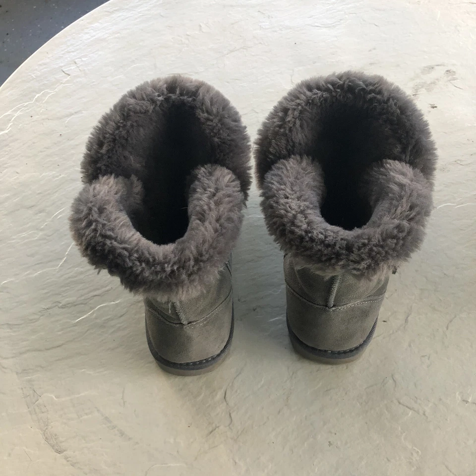 Botines de invierno de cuero gris para mujer Style & Company TINY2 talla 10M. #NPL8046 Foto 2 de 4