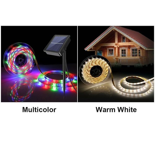 5M/10M Solar Powered LED Strip Lights Outdoor 8 Modes Xmas Party Garden Decor AU - Picture 2 of 14