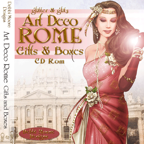 1 x Debbi Moore Designs Art Deco Rome Gifts & Boxes CD Rom (292308)