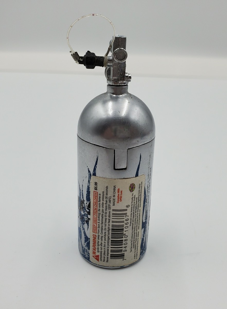 Vintage Novelty Fast and Furious Nitrus Tank Shaped Lighter
