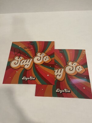 Doja Cat Say So and Nicki Minaj 12'' Vinyl With Autographed Cover