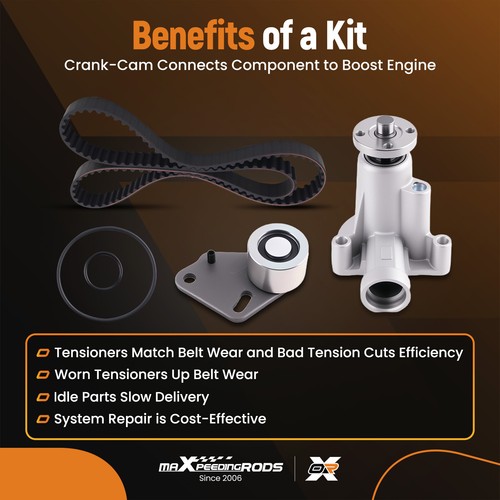 Timing Belt Kit Water Pump for 95-01 Ford Ranger Mazda B2500 B2300 2.3L 2.5L - Imagen 3 de 8