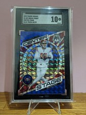 Brock Purdy 2023 Panini Mosaic Center Stage Blue /99 [SGC 10] Gem Mint 49ers