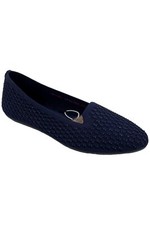 Skechers Cleo Recycled Vegan Sparkle Knit Loafer Someday Navy