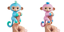 Rare Fingerlings 2 Tone Monkey 2 pack Candi and Charlie - Interactive Baby Pets