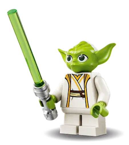 LEGO® Star Wars Yoda Lime Minifigure (SW1270, From 75358) /w