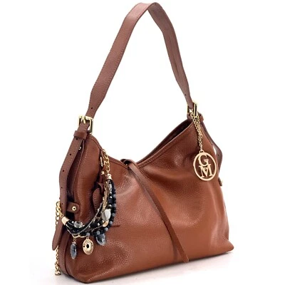Bolsa Hecho en Italia Raffaella Limits Piel Auténtica Firmada GYOIAMEA Charm New - Imagen 1 de 4