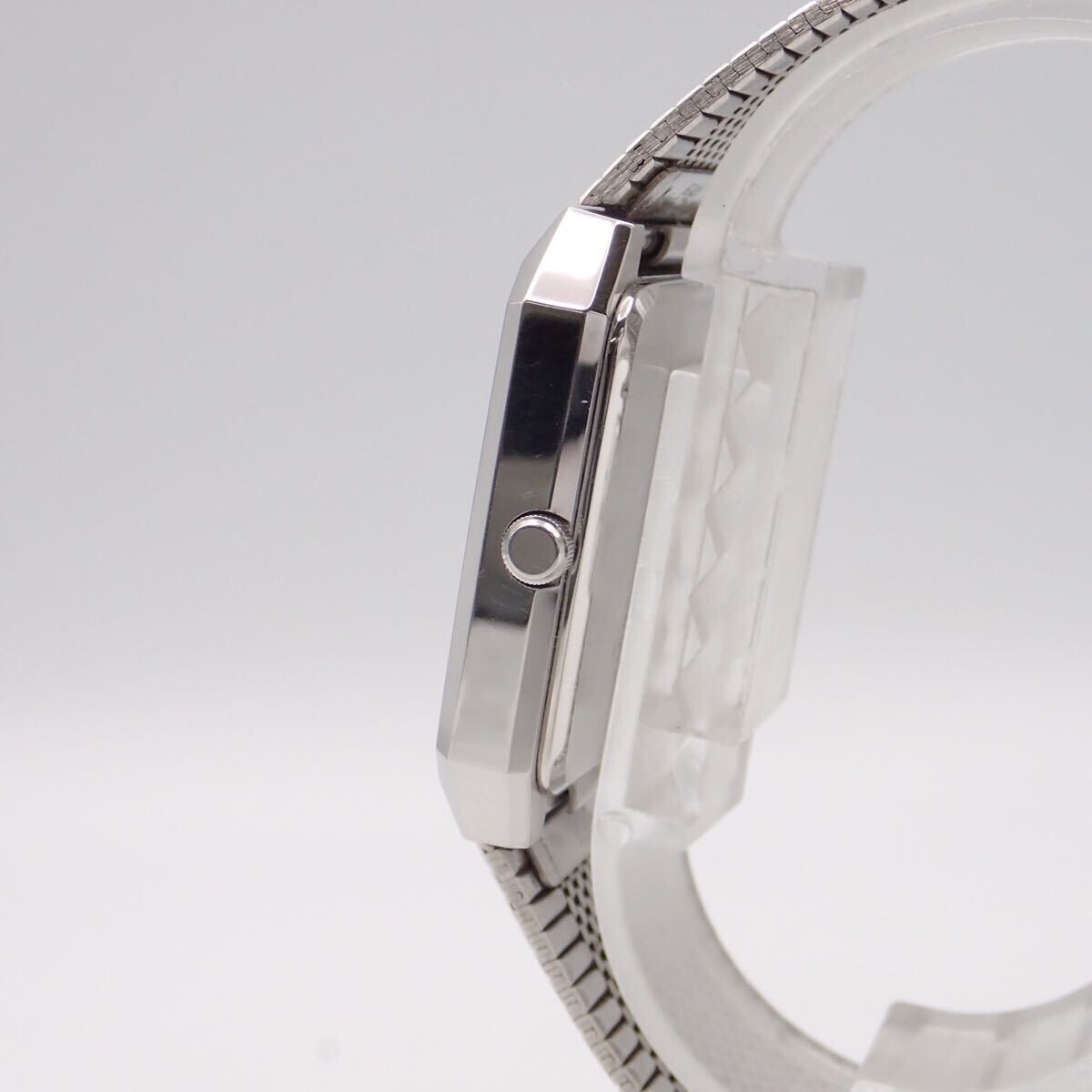 SEIKO WATCH MAJESTA 9063-5020 QUARTZ SILVER DAY DATE Used