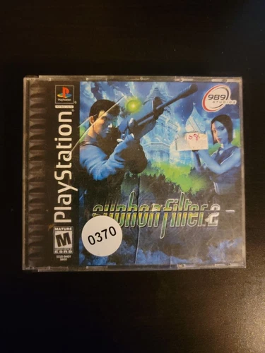 Syphon Filter 2 (Sony PlayStation 1 2000) No manual, case has cracks, discs nice