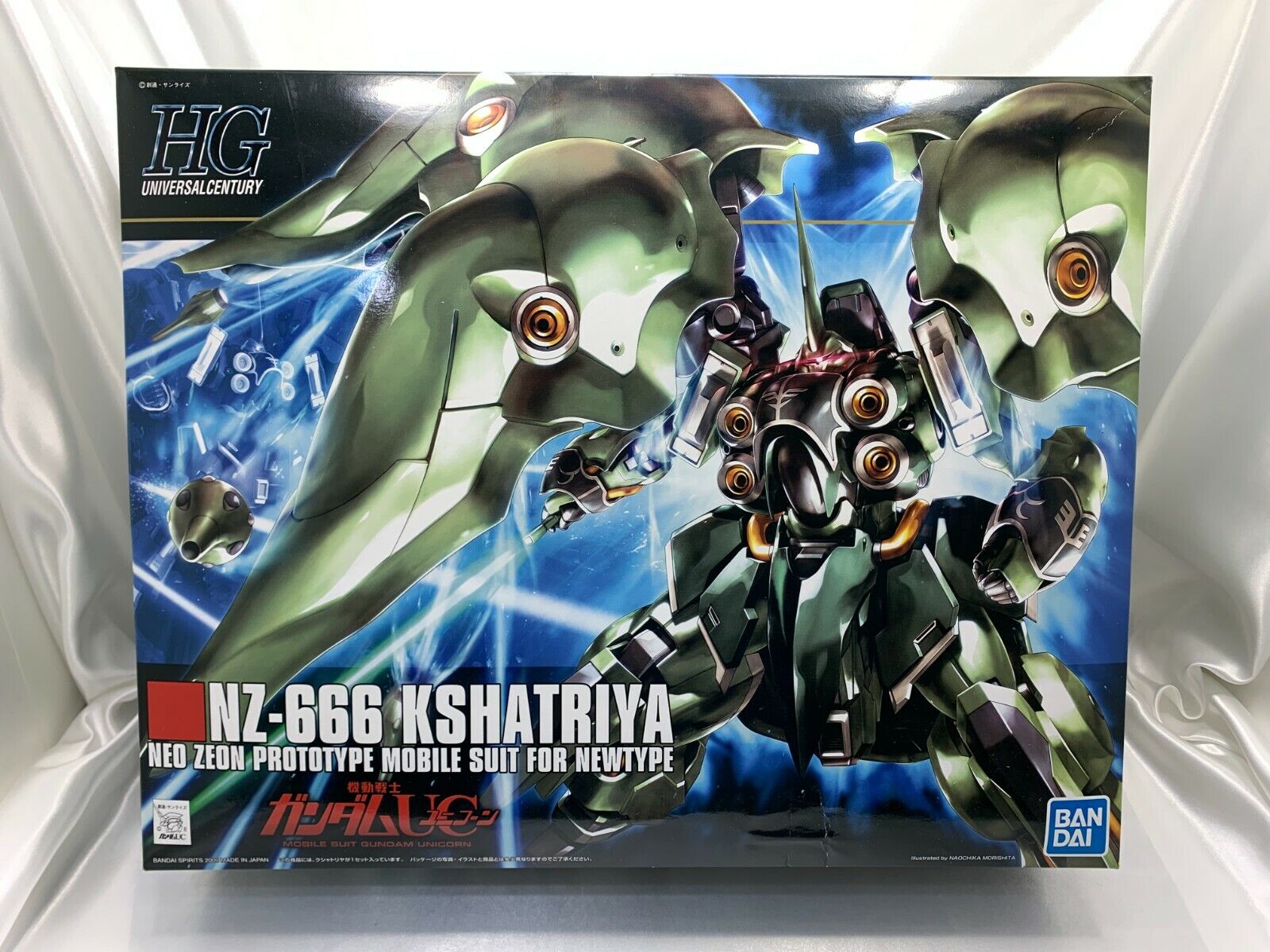 Gunpla 1/144 BANDAI Gundam HGUC NZ-666 Kshatriya Neo Zeon Prototype Mobile  Suit