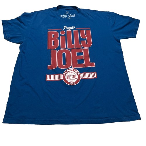 Billy Joel T-Shirt 2XL 2016 Piano Man Stadium Tourdaten Stadien offizieller Merch