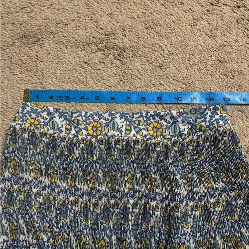 Boden | Plisse Floral Tiered Mini Skirt Sz 4 - Picture 8 of 8