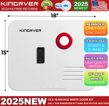 KINGRVER 15*18'' RV Tankless Water Heater Door Kit For KINGRVER RV Water Heater