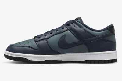 Nike Dunk Low Retro PRM Armory Navy Sneakers DR9705-300 Mens Size