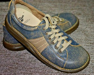 blue doc martens shoes