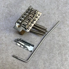 Guitar Tremolo Bridge Stratocaster 6 Point 10.5 High Quality ageing chrome